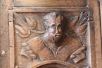 Wooden head in Ante-Chapel